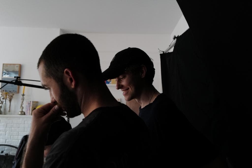 Behind the scenes.