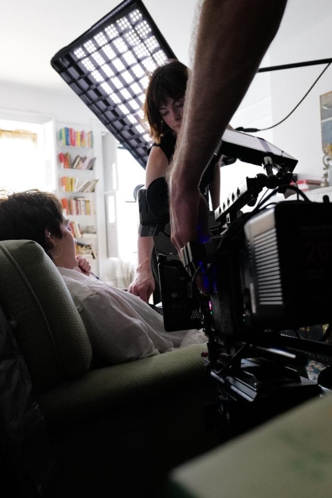 Behind the scenes.
