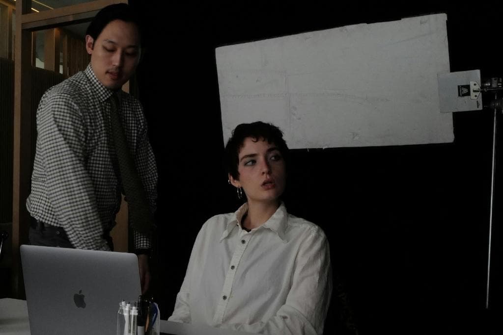 Behind the scenes.