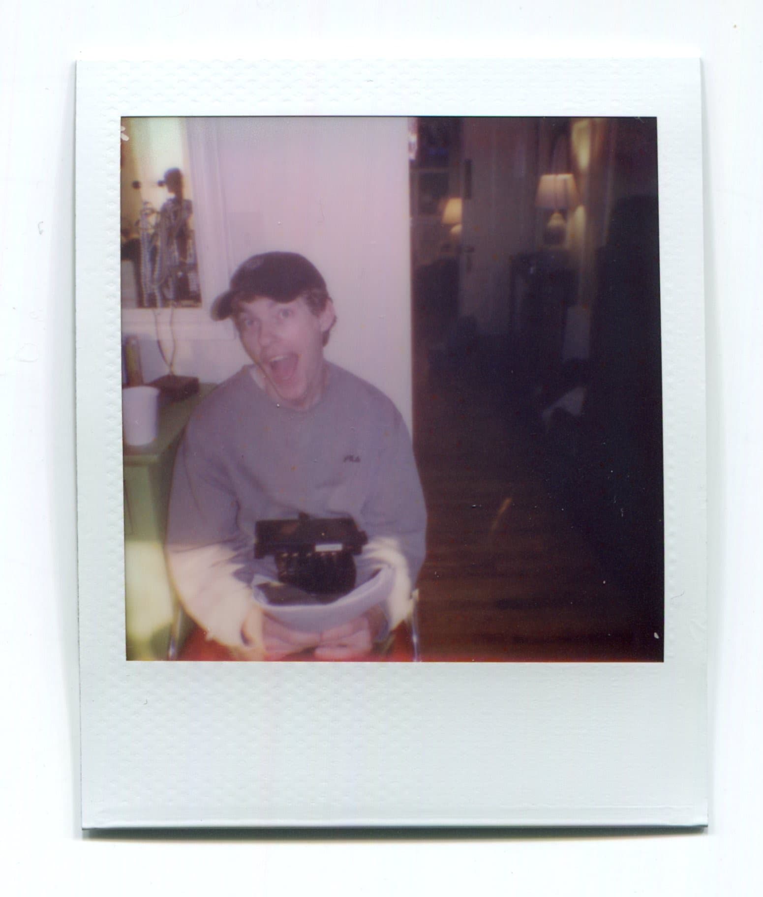 Behind the scenes, on Polaroid.