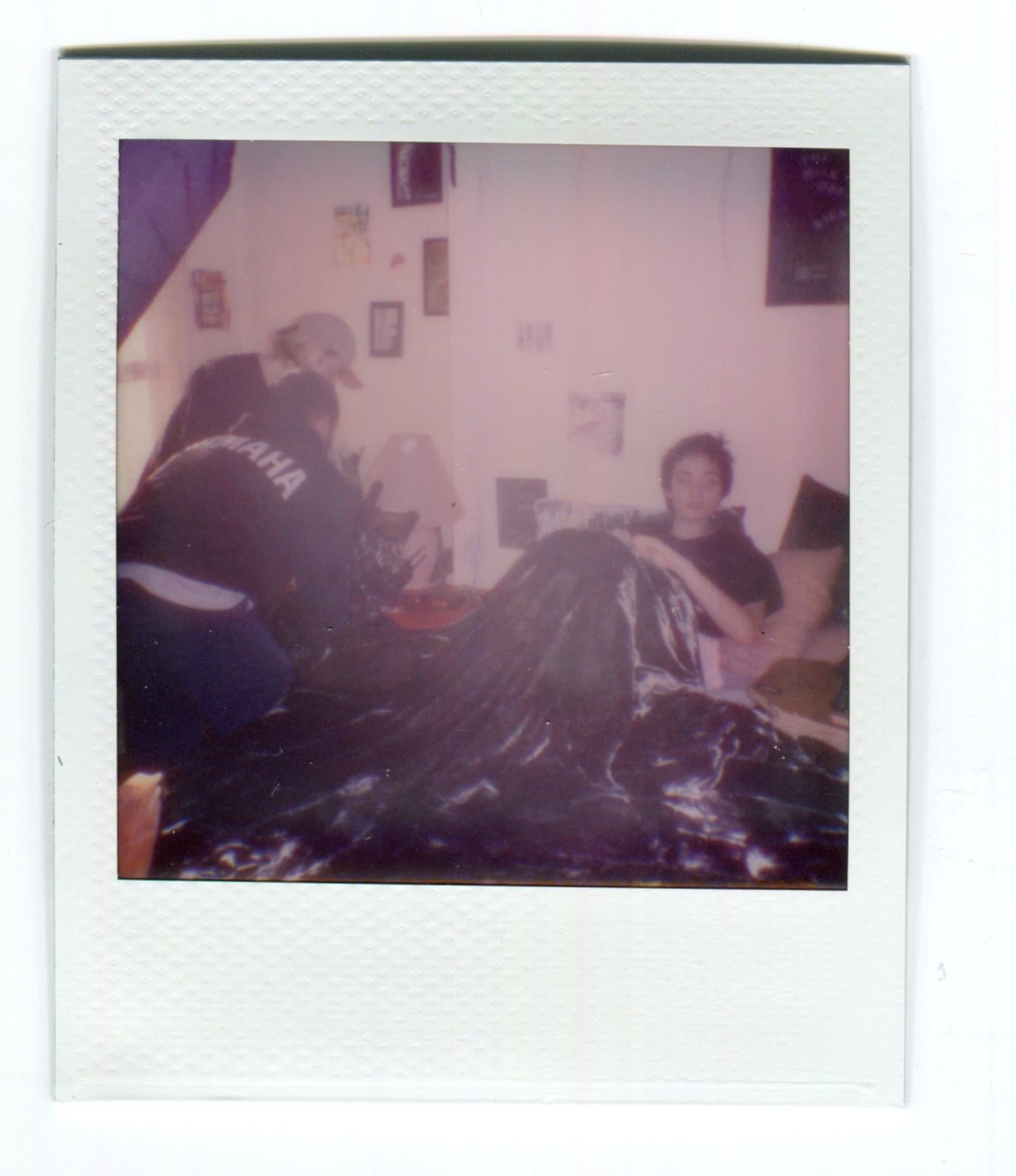 Behind the scenes, on Polaroid.