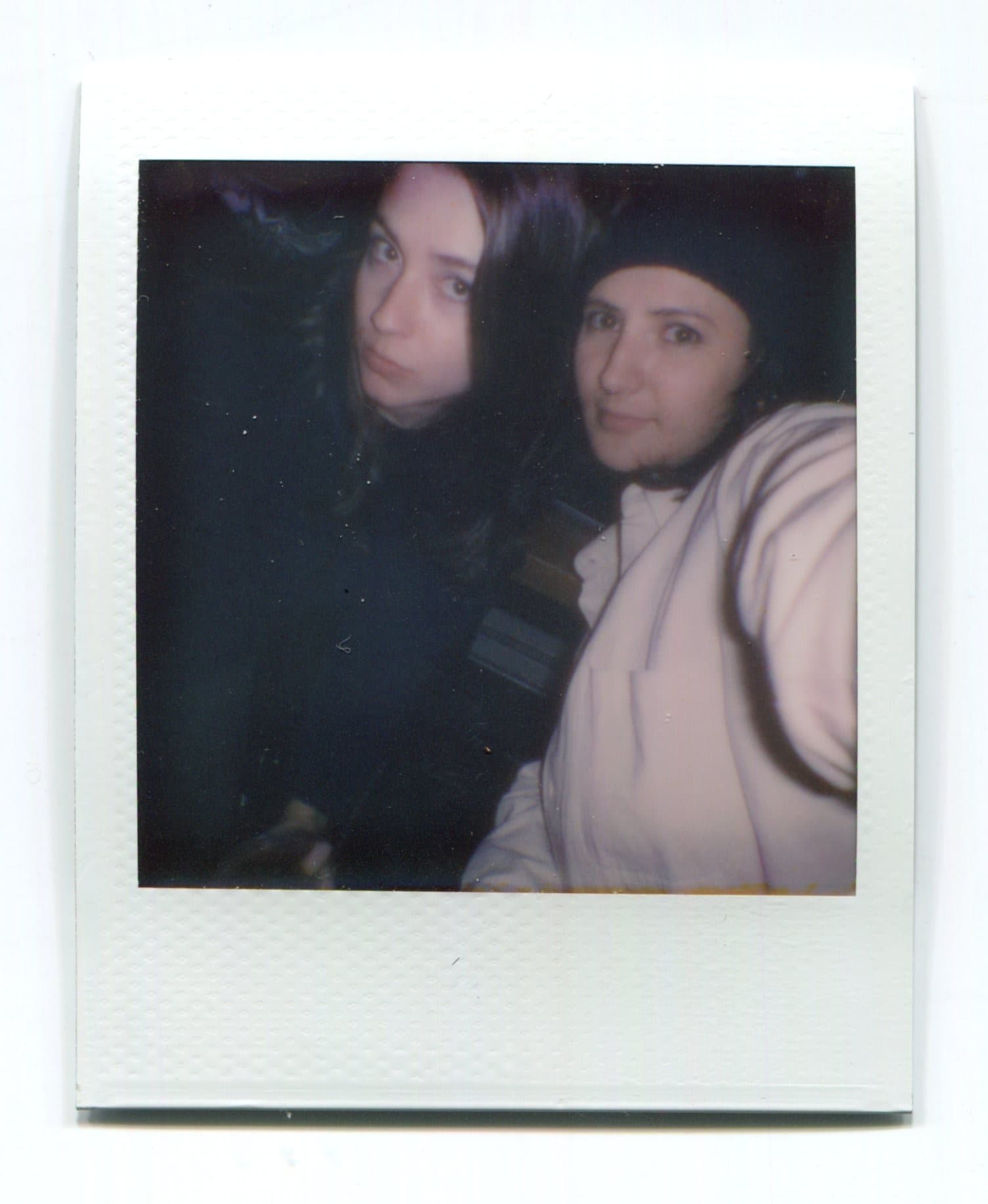 Behind the scenes, on Polaroid.