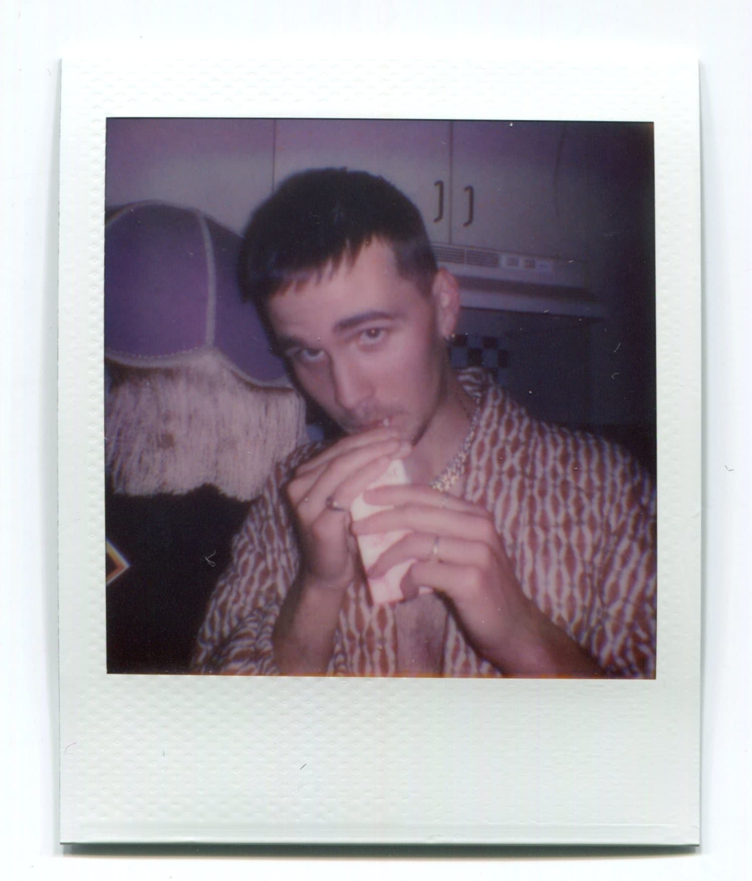 Behind the scenes, on Polaroid.